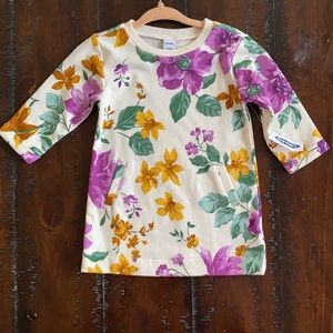 New baby girl floral dress